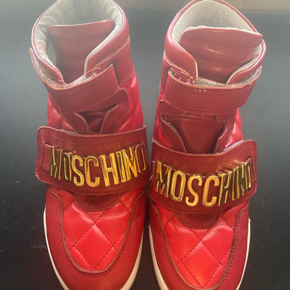 Moschino high top sneakers